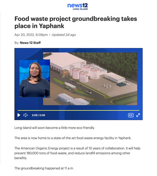 longisland news12 food waste project groundbreaking to take place today in yaphank cover story