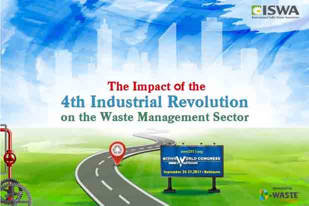 The impact of the 4th industrial revolution on the waste management sector - text graphic